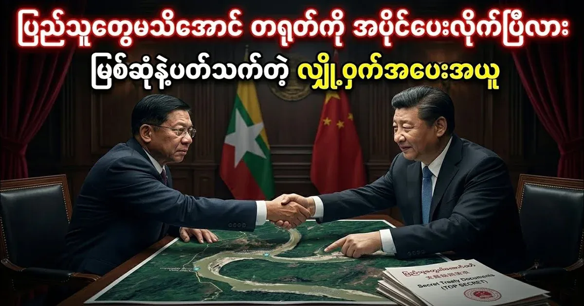Have you given the part to China so that people don't know?