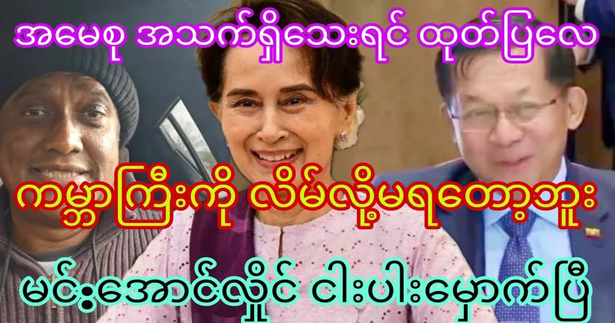 Min Aung Hlaing can no longer lie to the world