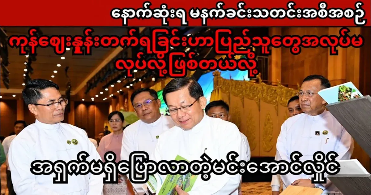 Min Aung Hlaing who said shamelessly