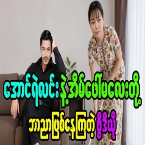 A video of actor Aung Ye Lin and his housemate