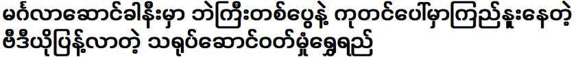 Academy actress Wutt Hmone Shwe Yi has taken a break from the art business while mainly working on big businesses