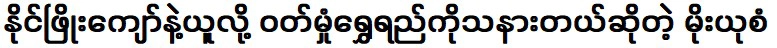 Moe Yusan said that he felt sorry for the gold and silver for taking it from Nai Phyo Kyaw