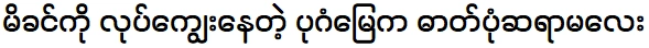 ครูช่างภาพจากดินแดนพุกามกำลังให้อาหารแม่