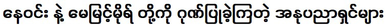 ศิลปินที่ให้เกียรติเนวินและเมย์มิ้นหมอ