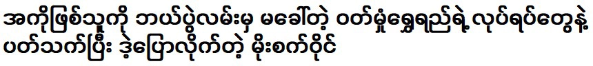 การกระทำของพุทซอง ชเวเรียว ที่ไม่ชวนน้องชายไปงานใดๆ