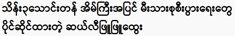 Sally Phyu Phyu Htwe owns a large house as well as family businesses